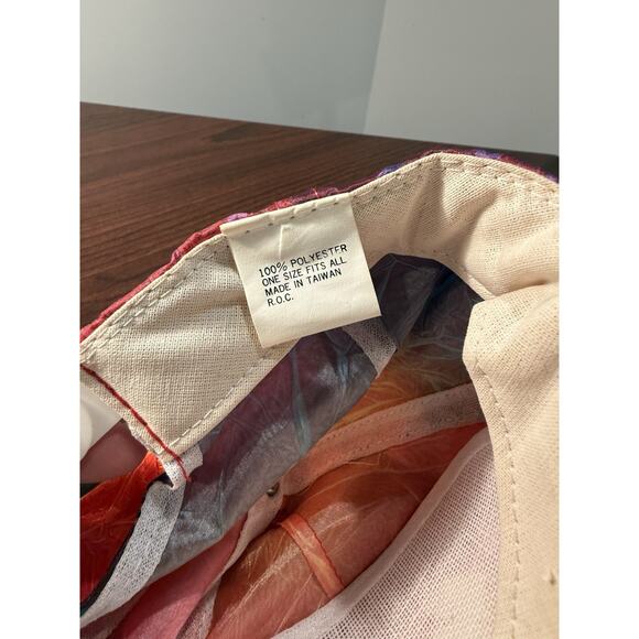 Vintage Myrtle Beach All Over Print Nature Snapback Hat One Size 1990s RARE - Picture 8 of 9